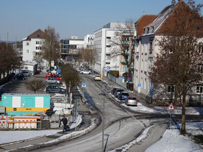 Bahnhofsbereich in Ravensburg