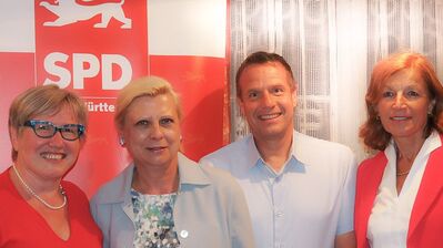 Heike Engelhardt (Vorsitzende), Hilde Mattheis (MdB), Stellv.: Michael Hermann und Ingrid Staudacher