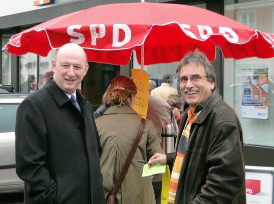BM Roland Bürkle, CDU zusammen mit Otto Ziegler